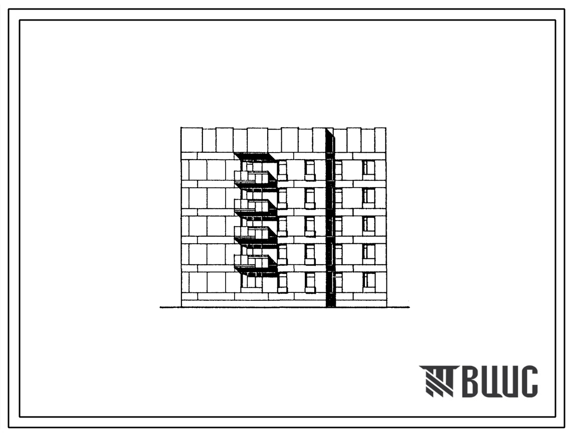 Типовой проект 174-012с.85 Блок-секция 5-этажная 1-секционная 15-квартирная угловая левая 1Б.3А.4Б