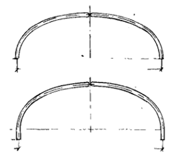Серия 1.263-3 Деревянные клееные трехшарнирные арки эллиптического очертания. Выпуск 1 Арки пролетом 18 и 24 м