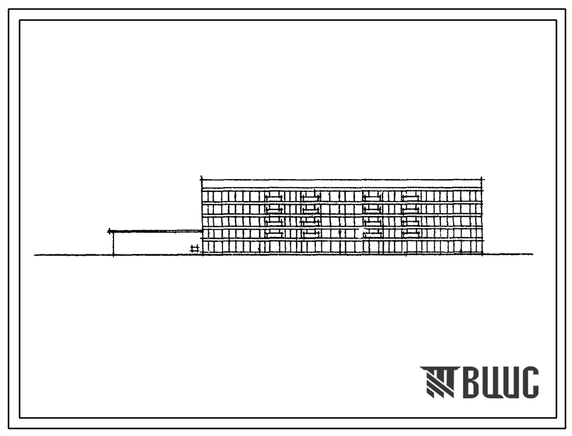 Типовой проект 1-306с-50 Альбомы XI и XII 5-этажный жилой дом на 60(57) квартир со стенами из крупных легкобетонных блоков (вариант со встроено-пристроенным блоком III).