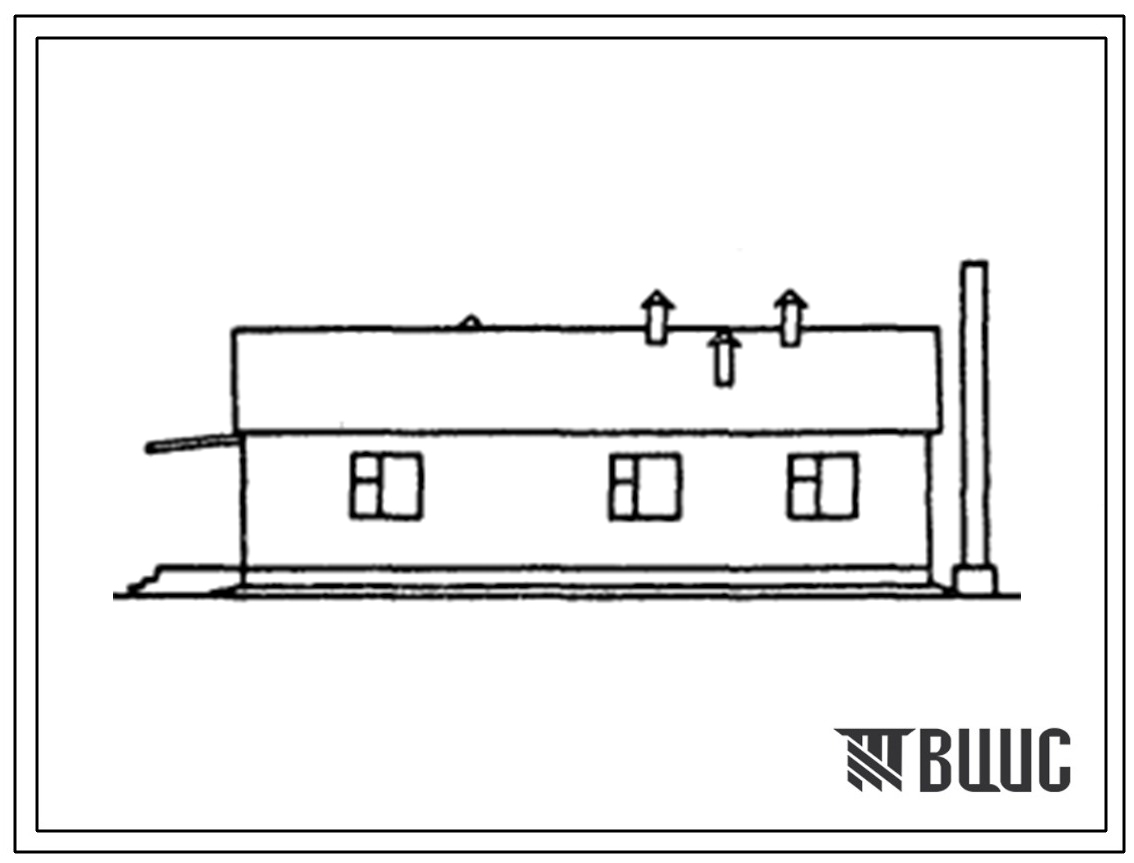 Типовой проект 817-225.85 Бригадный дом на 15 человек (в деревянных конструкциях)