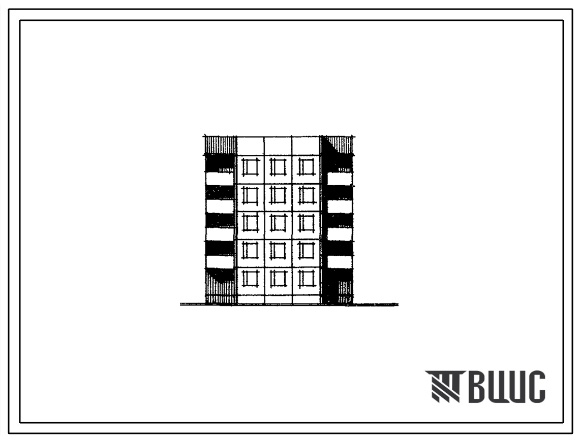 Типовой проект 91-07 5-этажная 10-квартирная рядовая -торцевая блок-секция 3А.4Б (трехкомнатных-5, четырехкомнатных-5). Для строительства во 2Б, 2В, 2Г, 3А, 3Б и 3В климатических подрайонах.