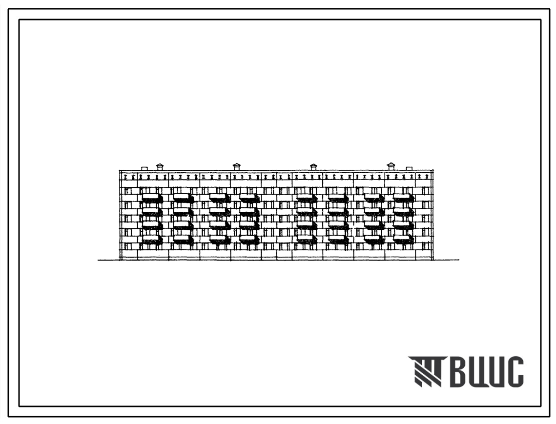 Типовой проект 1-467Д-15/2 5-этажный жилой дом на 60 квартир. Для строительства в 1В климатическом подрайоне, 2 и 3 климатических районах.