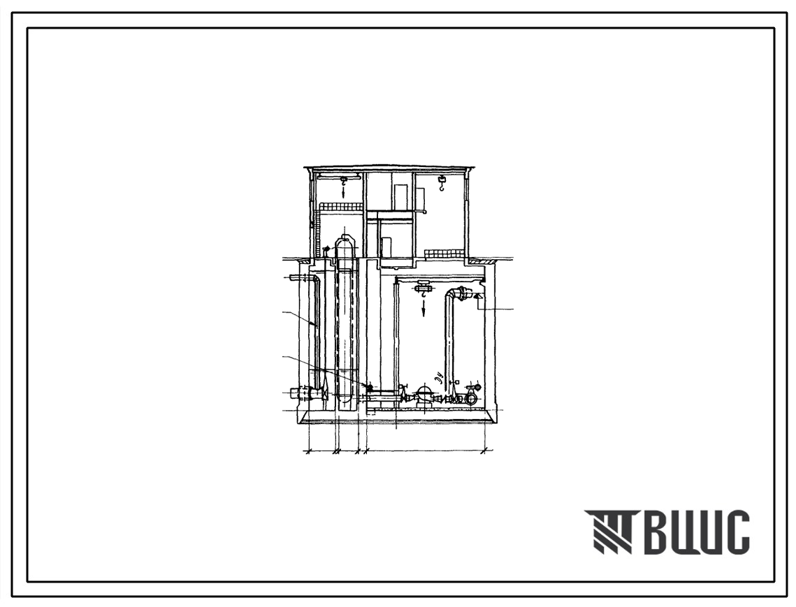 Типовой проект 901-1-24 Речные водозаборные сооружения совмещенного типа производительностью от 3,0 до 4,5 м.куб/сек