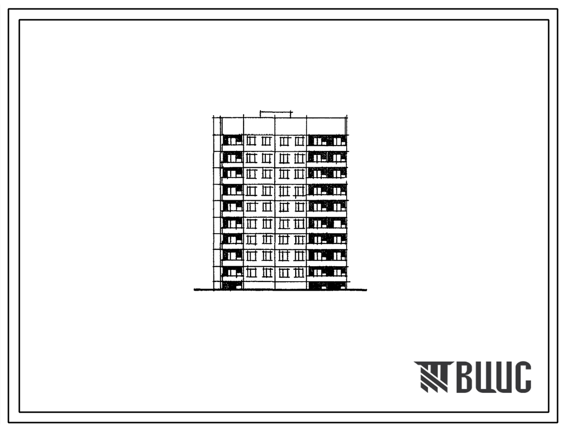 Типовой проект 84-017/1.2 Серия 84 (Шаг поперечных стен 2,4; 3,6; 4,8 и 6,0 м СТЕНЫ ИЗ ОДНОСЛОЙНЫХ КЕРАМЗИТОБЕТОННЫХ ПАНЕЛЕЙ, Пятиэтажные, Девятиэтажные)