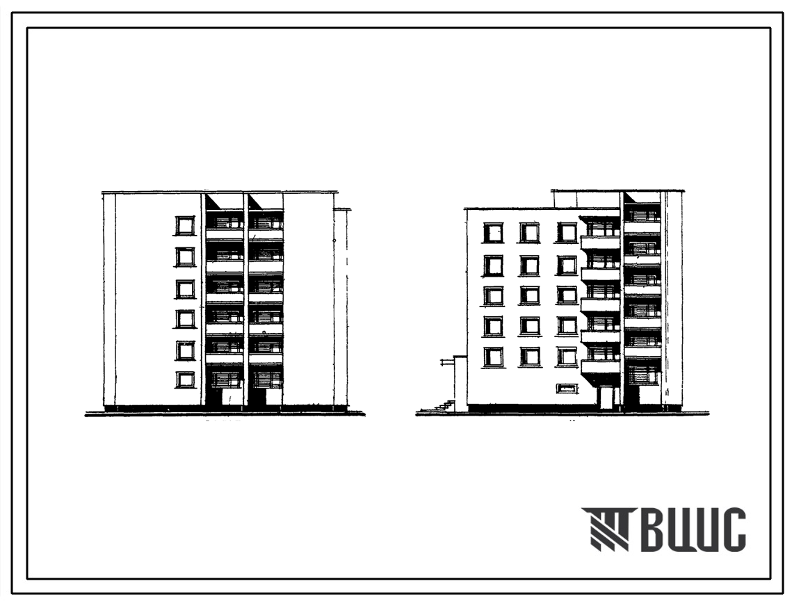 Типовой проект 117-06 5-этажная блок-секция на 22 квартиры для строительства во 2 строительно-климатической зоне.