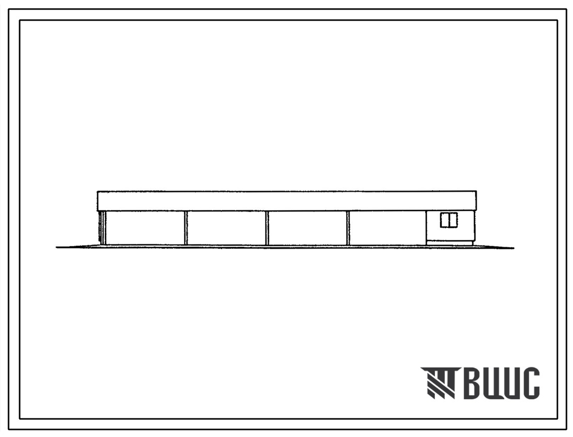 Типовой проект 801-5-74.89 Доильно-молочный блок на 1 установку УДЛ-Ф-12 Размеры здания - 6x27 + 6x12 м. Расчетная температура: -20, -30, -40°С. Стены и покрытие - асбестоцементные листы по стальным прогонам