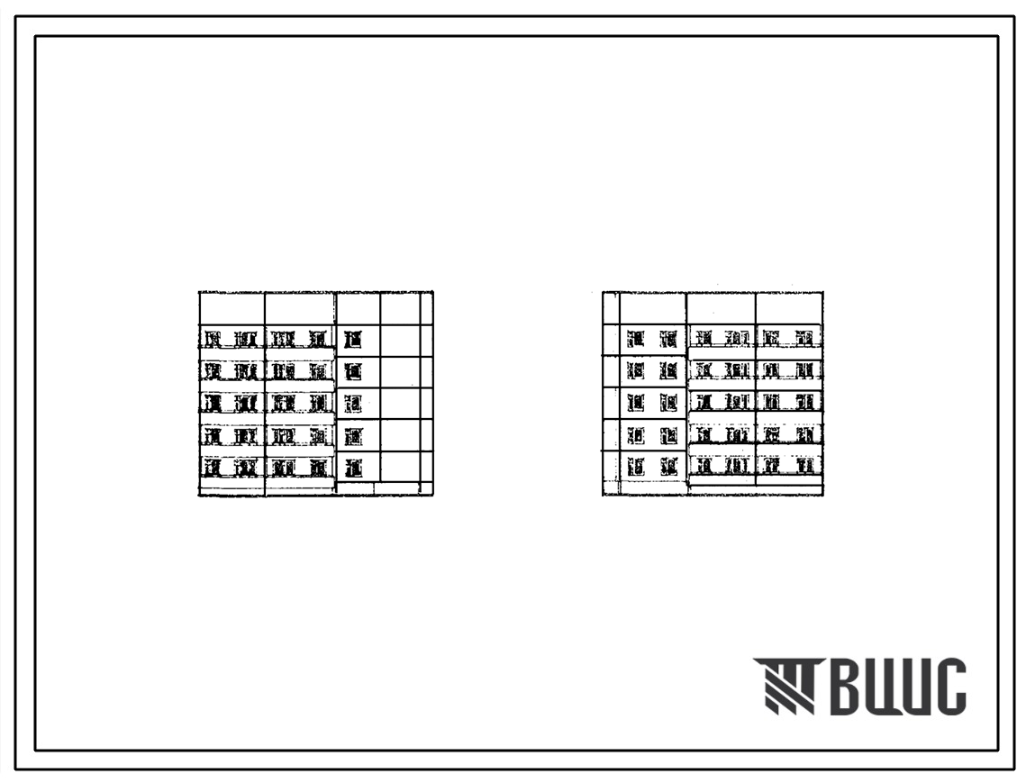 Типовой проект 83-045/1.2 Блок-секция 5-этажная 15-квартирная угловая 900 универсальная. Для строительства в 1В климатическом подрайоне, 2 и 3 климатических районах.