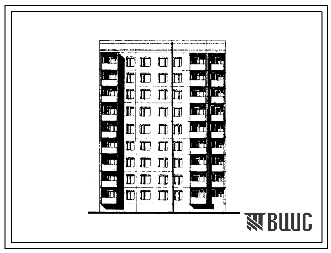 Типовой проект 135-016С/1 Блок-секция девятиэтажная 36 квартирная торцевая правая ( двухкомнатных 2А — 9, 2Б — 18, трехкомнатных 3А — 9).Для строительства в IВ и IД климатических подрайонах сейсмичностью 7 и 8 баллов в условиях строительства на трассе БАМ