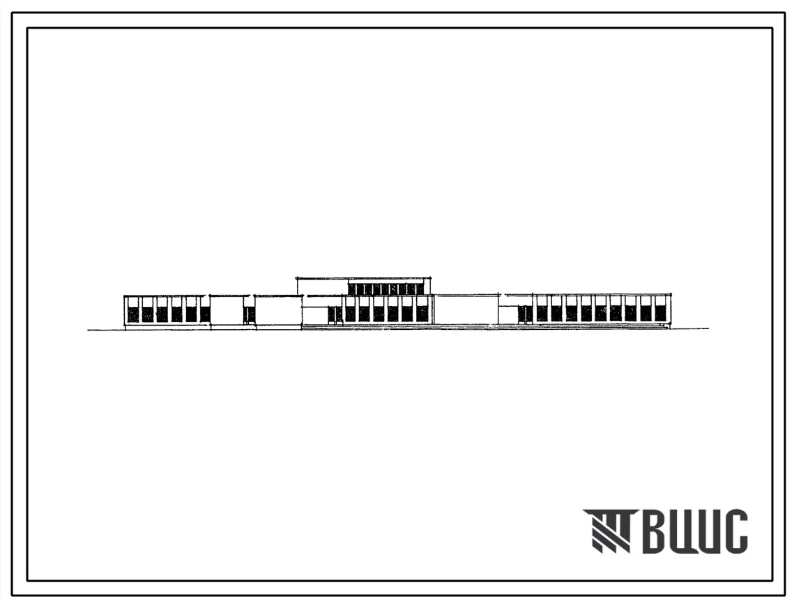 Типовой проект 274-30-87 Торговый центр сельского поселка, для строительства во 2Б и 2В климатических подрайонах Эстонской ССР