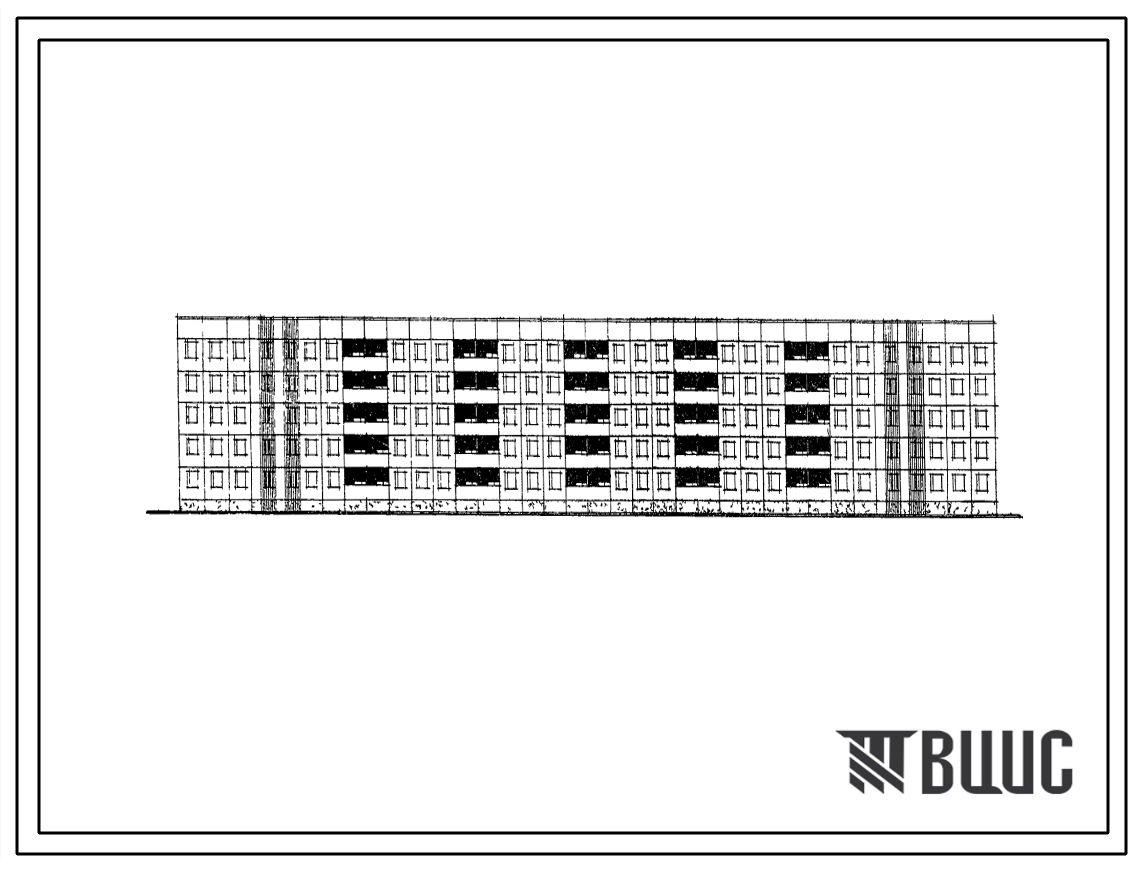 Типовой проект 111-93-1 Пятиэтажный восьмисекционный 90 квартирный жилой дом (однокомнатных 1Б-20, двухкомнатных 2Б-20, трехкомнатных 3А-31, четырехкомнатных 4Б-19). Для строительства в г.Мурманске, во 2А климатическом подрайоне.