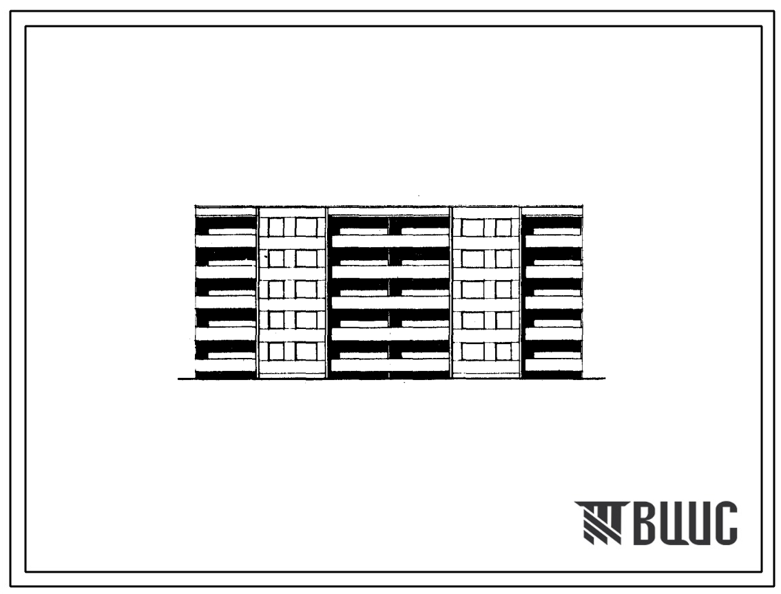 Типовой проект 88-018/1 Пятиэтажная рядовая с торцовым окончанием блок-секция на 30 квартир ( однокомнатных 1Б — 10, трехкомнатных 3Б — 10, четырехкомнатных 4Б — 10). Для строительства во IIВ климатическом подрайоне Белорусской ССР.