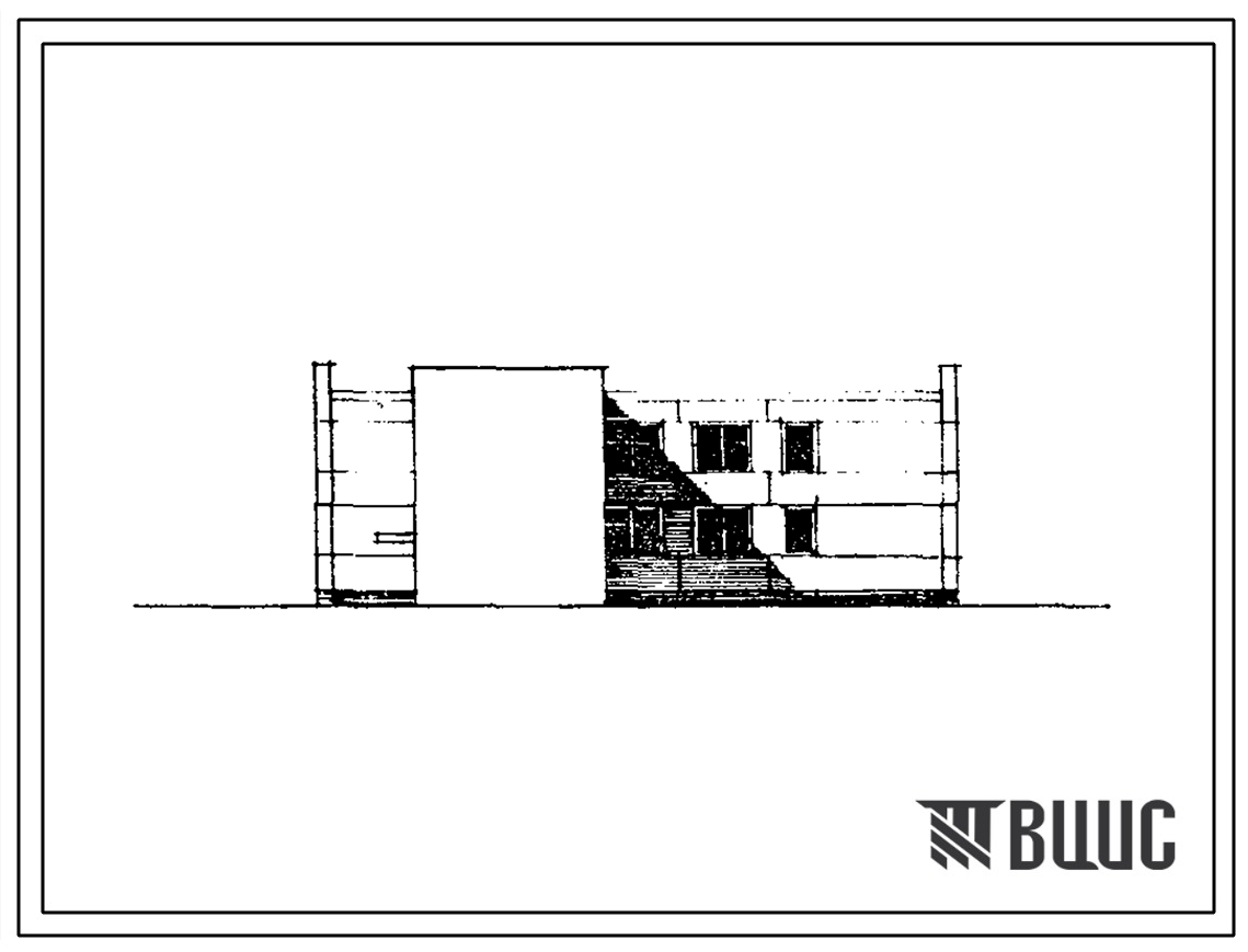 Типовой проект 221-9-114 Блок универсальный на 4 учебных помещения для пристроек к существующим зданиям школ. Здание одноэтажное. Конструкции по серии 25. Стены из однослойных легкобетонных панелей.