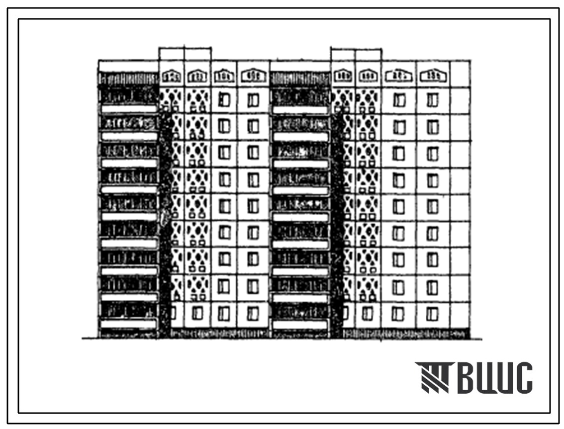 Типовой проект 148-012сп/1.2 Блок-секция 9-этажная 45-квартирная торцевая правая 1Б.2Б.4Б-3Б.5Б. Для строительства в 4Г климатическом подрайоне (г.Ташкент) сейсмичностью 9 баллов на грунтах 2 типа просадочности.