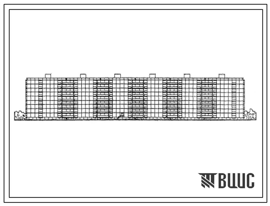 Типовой проект 1КГ-480-51  Девятиэтажный шестисекционный дом на 341 квартиру (однокомнатных  117, двухкомнатных  178, трехкомнатных  45, четырехкомнатных  1).Для строительства в г.Киеве. Стены из керамзитобетонных панелей.