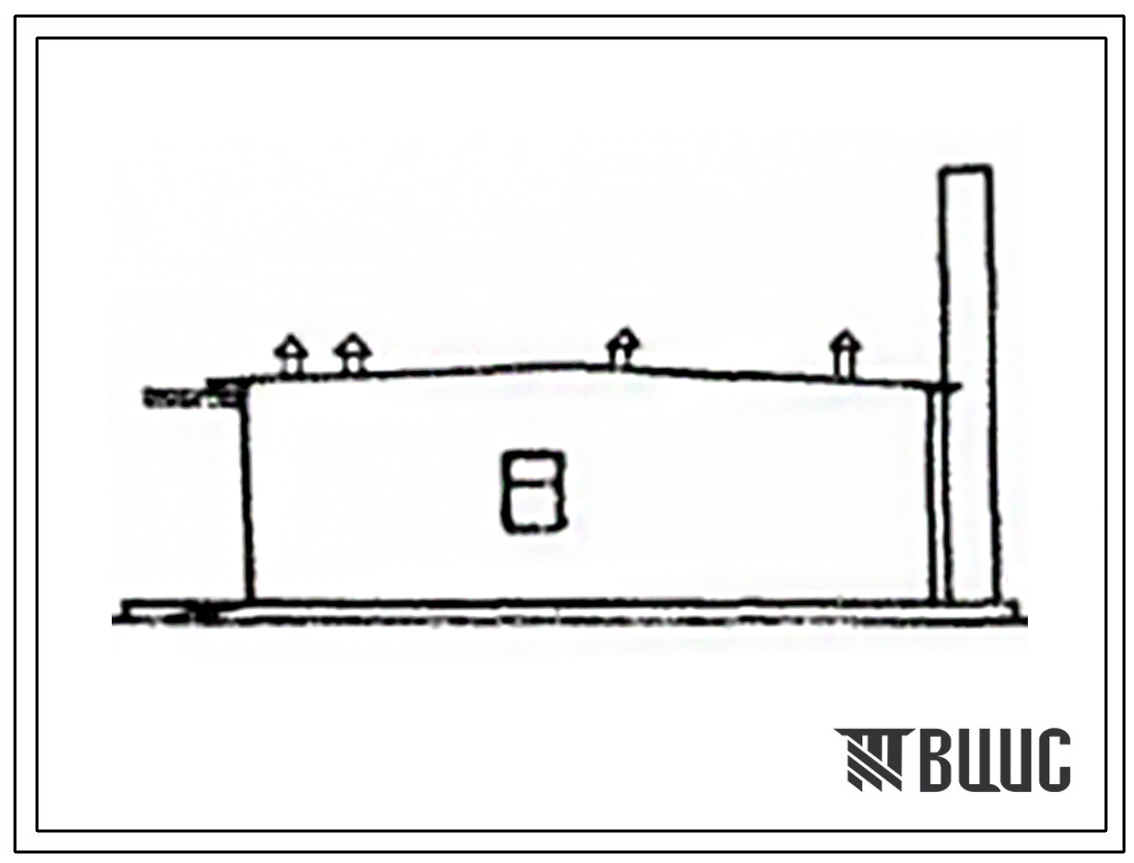 Типовой проект 817-224с.85 Бригадный дом на 10 человек. Для строительства в районах сейсмичностью 7, 8, 9 баллов (стены из кирпича)