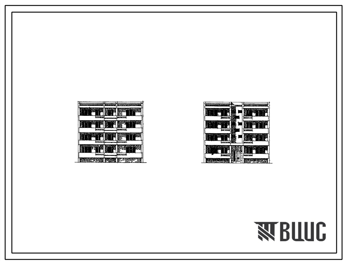 Типовой проект 114-77-44СП Четырехэтажный односекционный дом-блок на 16 квартир (двухкомнатных 2А-12, двухкомнатных 2Б-4). Для строительства в 4А и 4Г климатических подрайонах, в несейсмических и районах сейсмичностью 7 баллов, на грунтах 2 типа просадочн