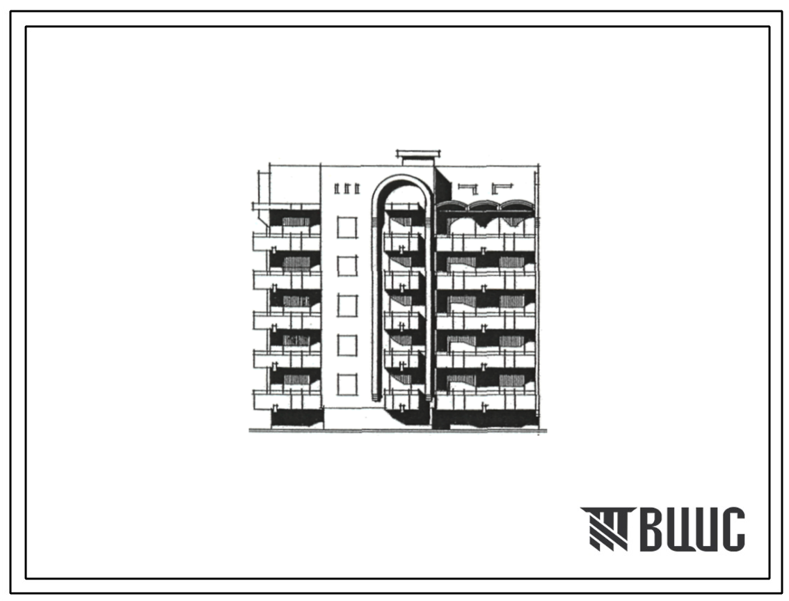 Типовой проект 132-016с.13.89 Блок-секция на 15 квартир торцовая 1, 2, 3 левая (СТЕНЫ ИЗ КИРПИЧА, Ориентация широтная, Сейсмичность 7 и 8 баллов, Пятиэтажные)