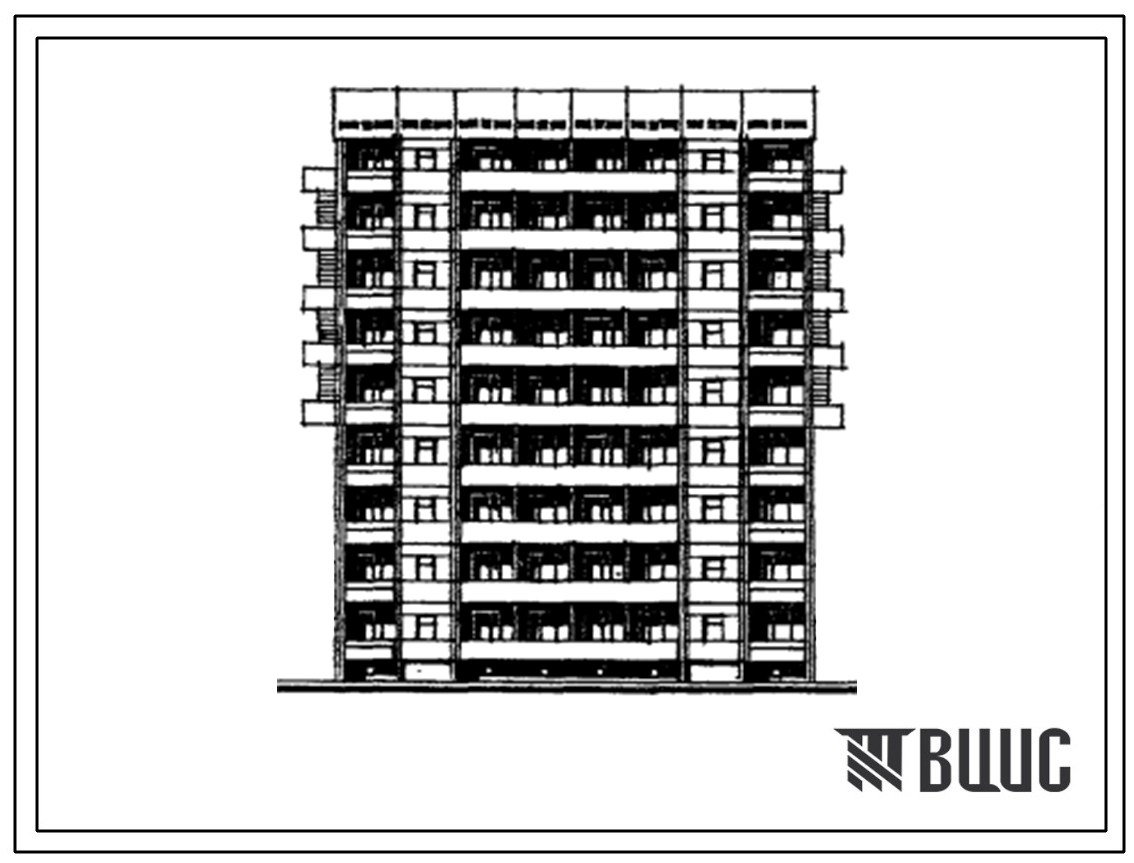 Типовой проект 111-149-5с.85 9-этажный 1-секционный дом на 36 квартир типа 2Б.3А. Для строительства в 4А и 4Г климатических подрайонах сейсмичностью 9 баллов.
