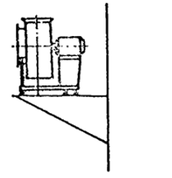 Серия 1.494-43 Установка и крепление вентиляторов к строительным конструкциям. Выпуск 2 Установка и крепление центробежных вентиляторов В.Ц14-46 с промежуточными диаметрами колес. Рабочие чертежи