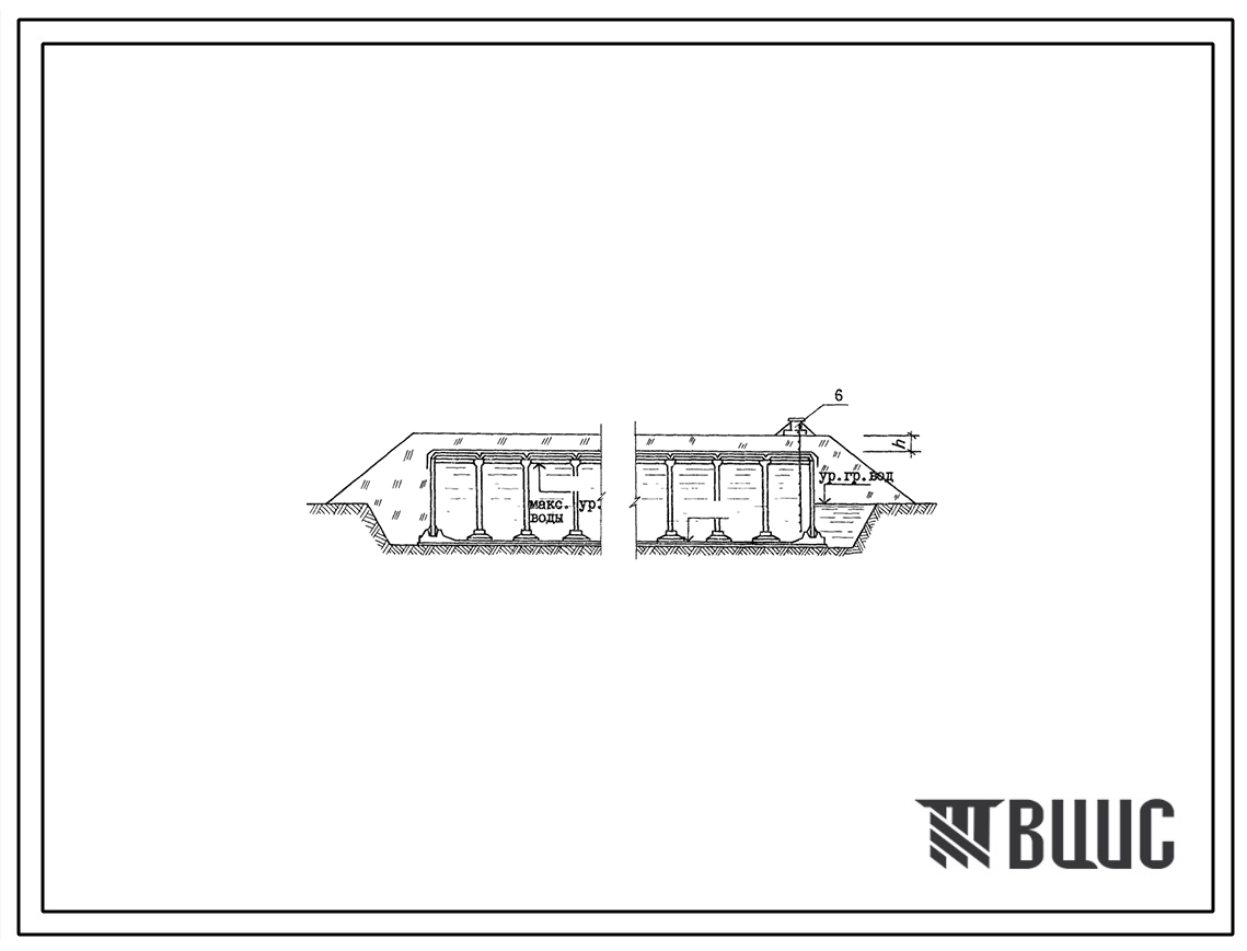 Типовой проект 901-4-75.83 Резервуары для воды прямоугольные железобетонные сборные емкостью от 5000 до 11000 м3 (проект переведен в формат DWG)