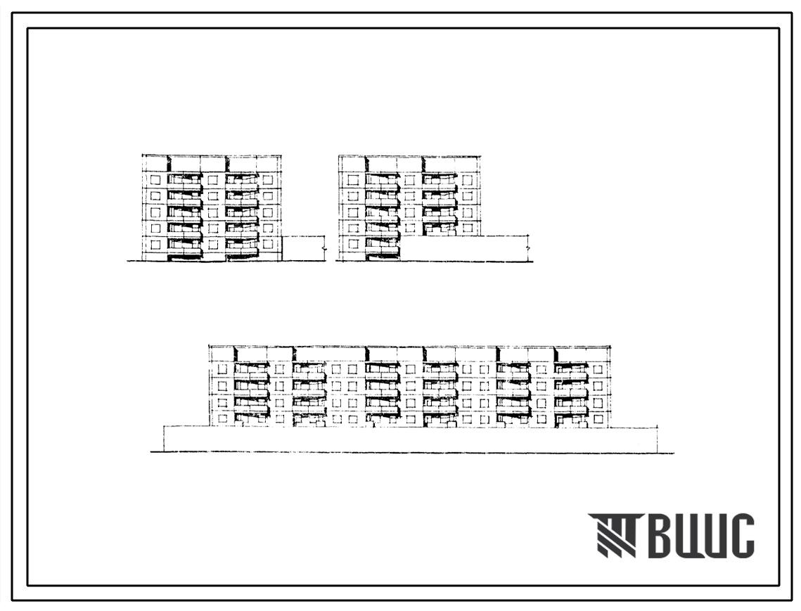Типовой проект 135-0266c.23.86 Унифицированные встроенные части объектов торговли и соцкультбыта в 5-этажной блок-секции для Бурятской АССР