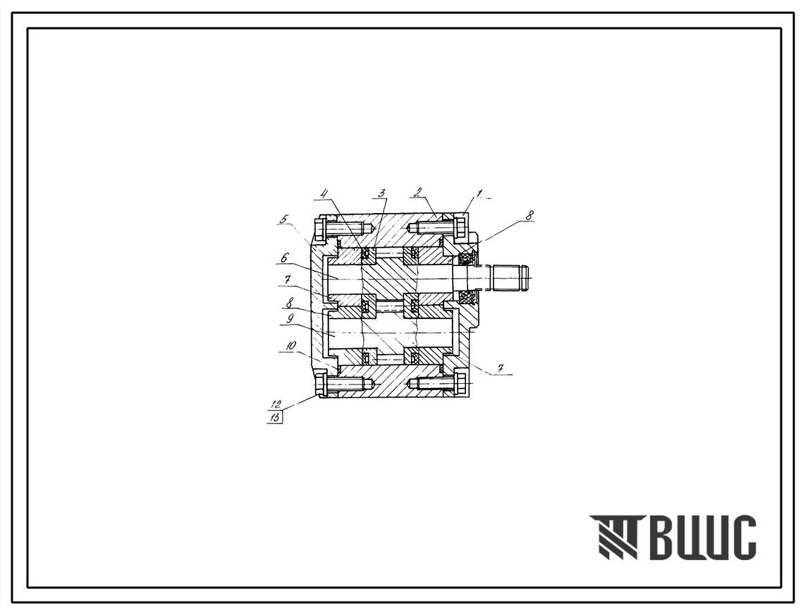 Шифр НШ4Г-4 Насос шестеренный НШ4Г-4