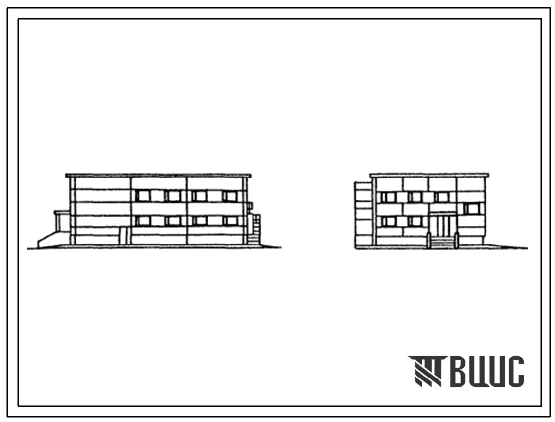 Типовой проект 416-1-195.87 Административно-бытовые помещения для опорной базы специализированной передвижной механизированной колонны с объемом работ 2 млн. руб. в год