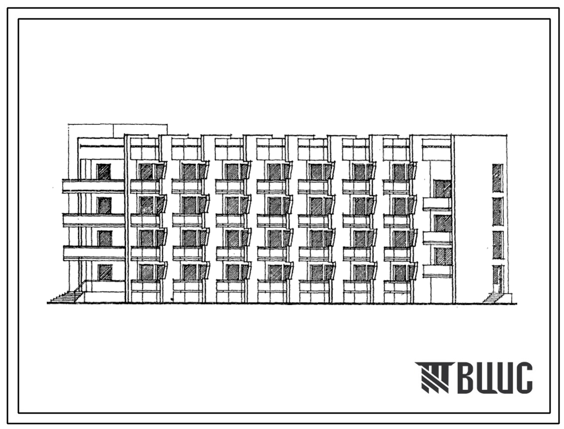 Типовой проект 248-02-31с.33.88 Спальный корпус на 100 мест для домов отдыха (пансионатов). Для Грузинской ССР