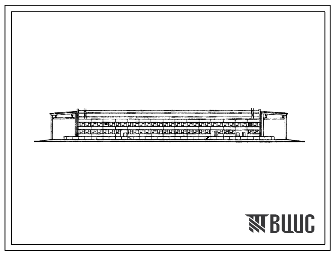 Типовой проект 709-157 Блок складов емкостью 2950 т торговой базы «Сельхозтехника» с товарооборотом 10 млн.рублей в год.