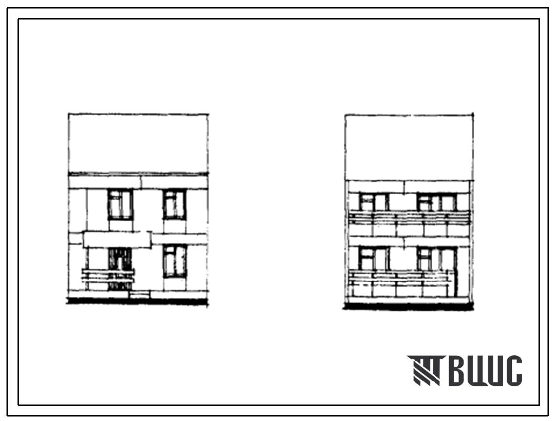 Типовой проект 17-040/1 Блок-секция рядовая с пятикомнатной квартирой типа 5Б