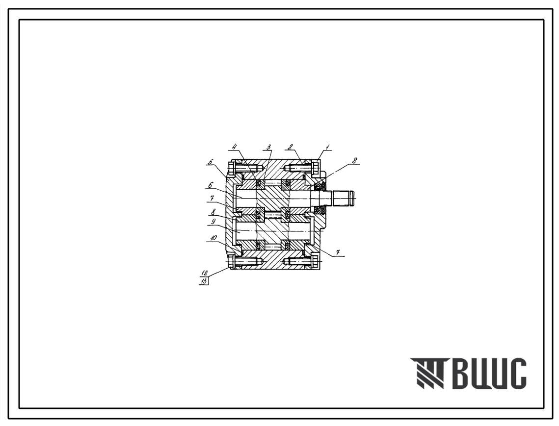 Шифр НШ10Г-3 Насос шестеренный  НШ10Г-3