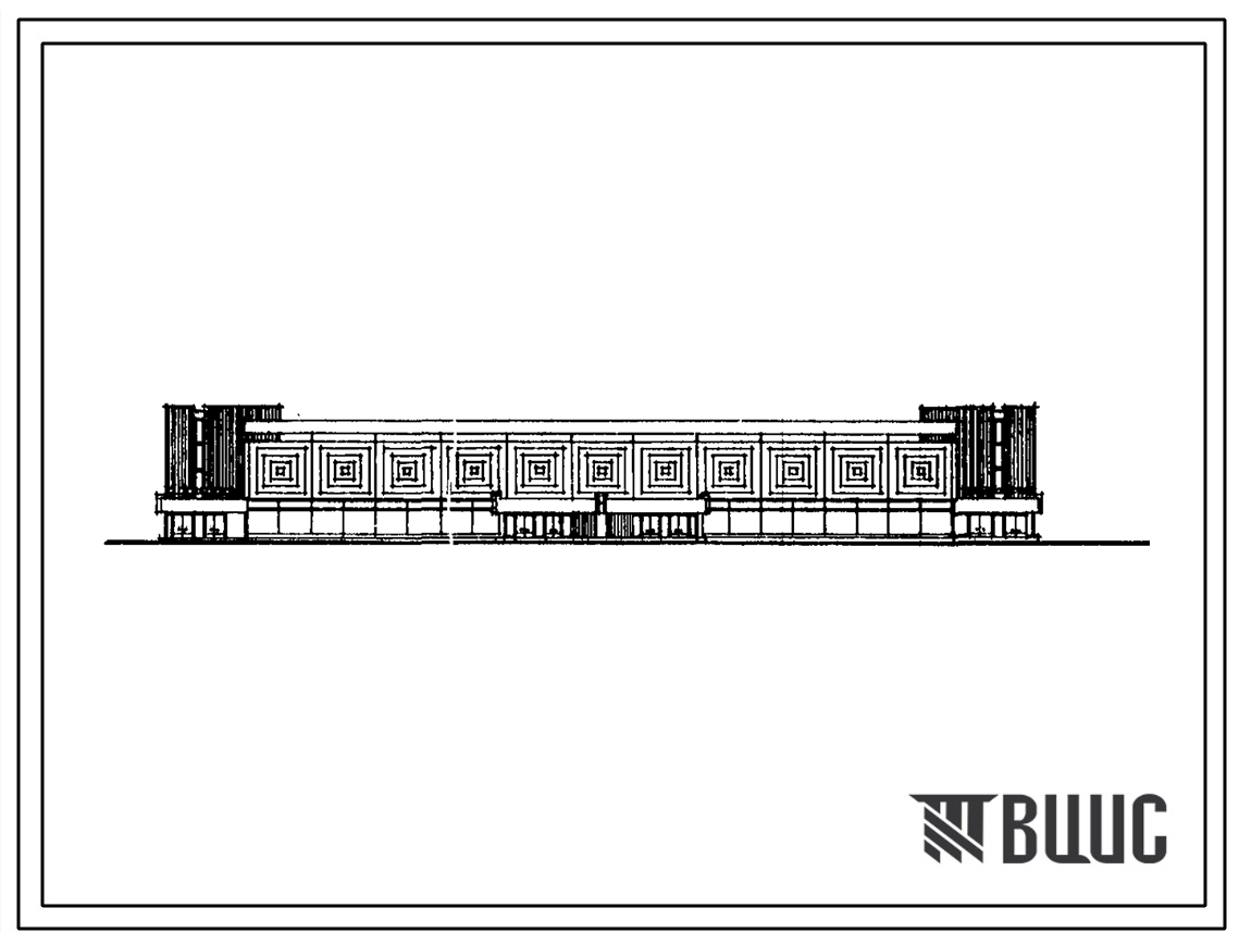 Типовой проект 272-11-18с Универмаг торговой площадью 3500 м2 с вариантом технологической планировки магазина «Товары для детей». Для строительства в 4А и 4Г климатических подрайонах сейсмичностью 8 баллов (с  конструктивными вариантами сейсмичностью 7 и