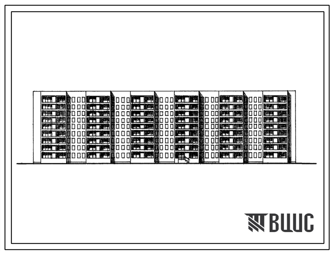 Типовой проект 114-86-3 9-этажный 6-секционный 198-квартирный 1Б.2Б.3Б.4Б.5Б (однокомнатных-37, двухкомнатных-59, трехкомнатных-48, четырехкомнатных-36,пятикомнатных-18) для строительства в 1В, 2В и 2Б климатических подрайонах.