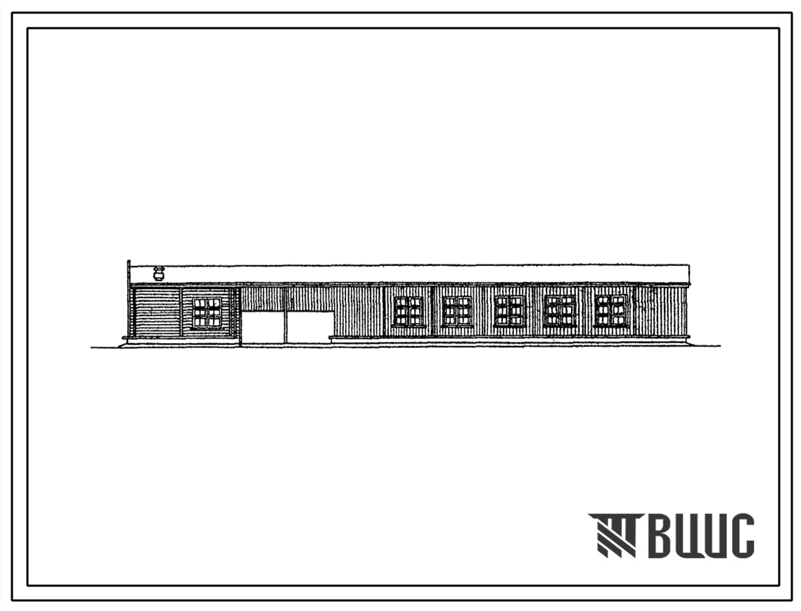 Типовой проект 709-23  Такелажный склад с ремонтной мастерской для единовременного хранения 600 т такелажа.