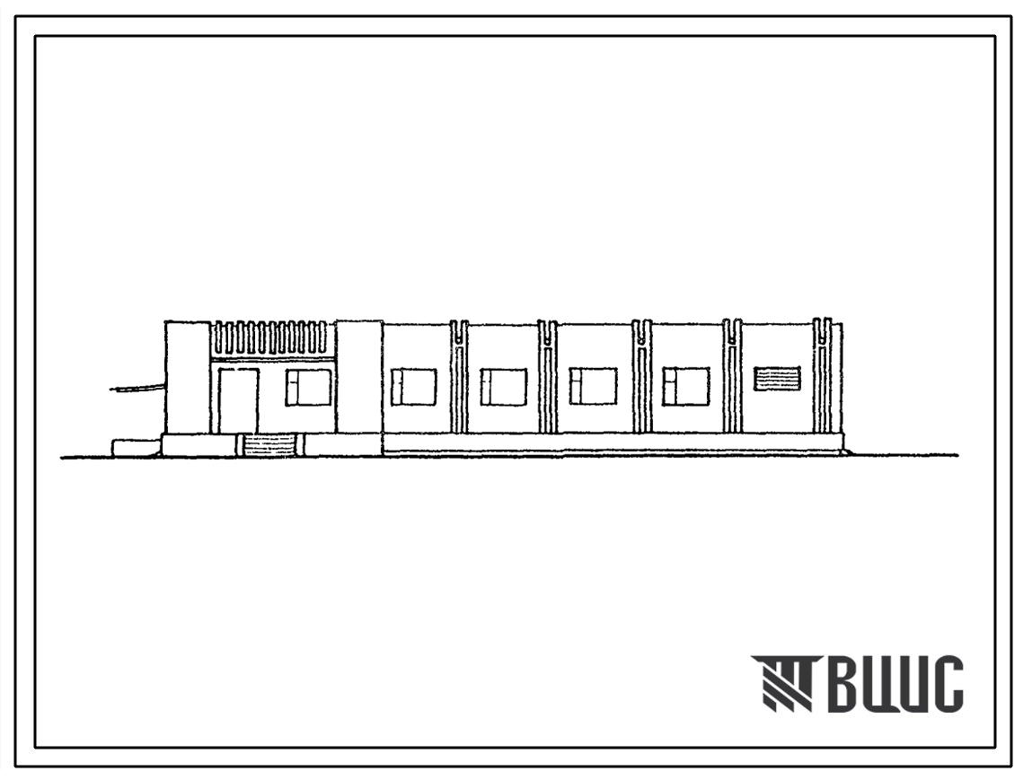 Типовой проект 416-1-236.12.92 Служебно-бытовые помещения на 40 человек для нижних складов ЛЗП