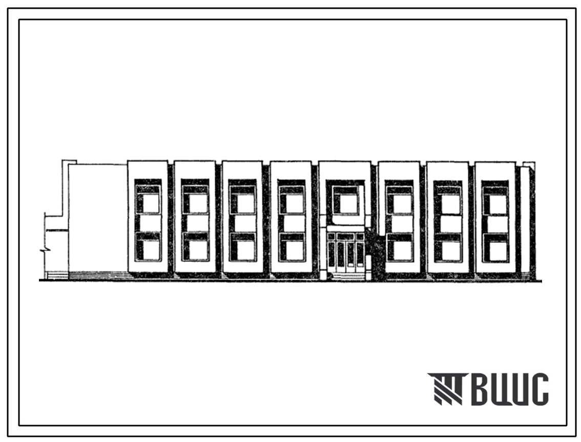 Типовой проект 225-9-0198с.23.87 Блок-пристройка для реконструкции действующих школ. Тип 1. Для Молдавской ССР