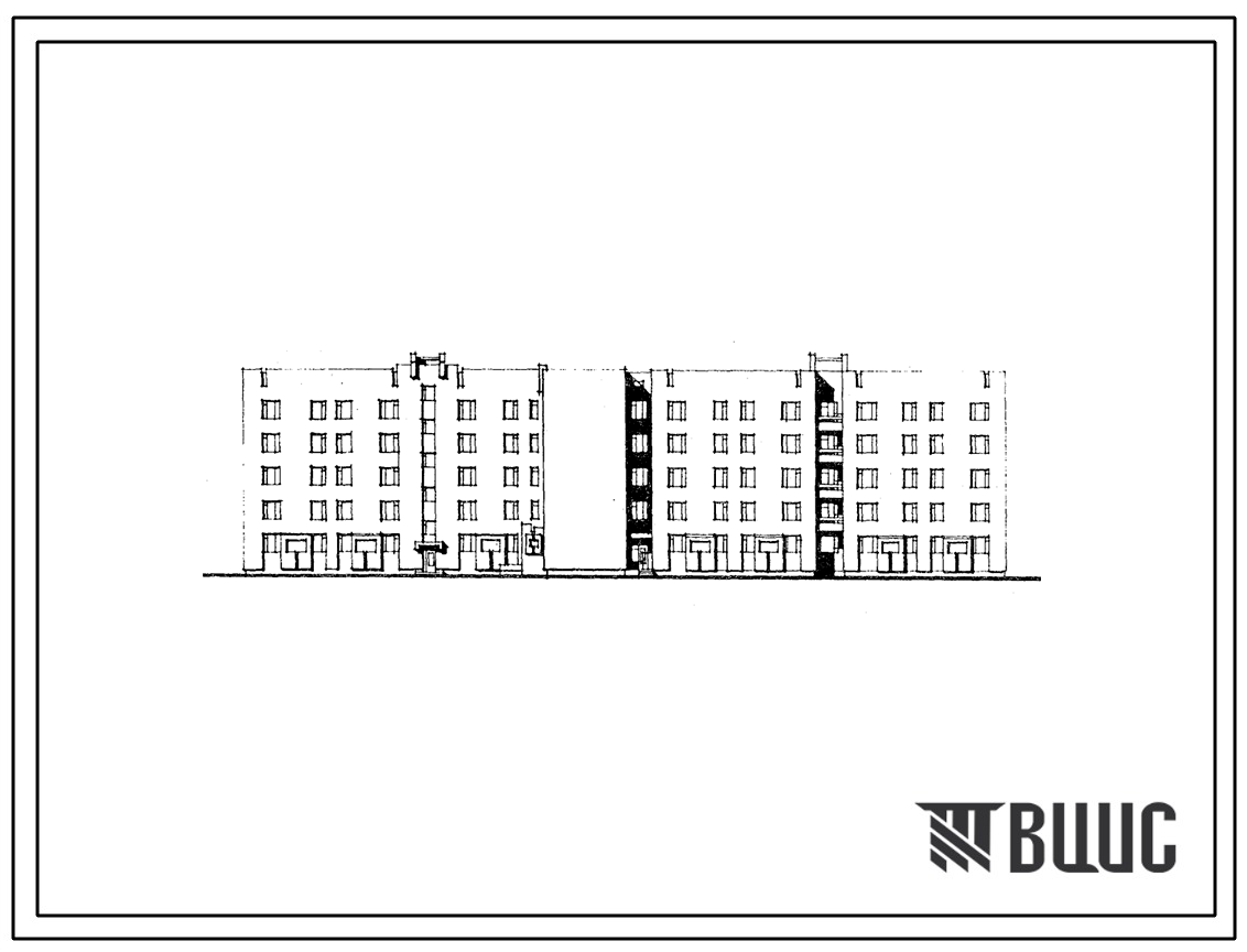 Типовой проект 164-89-93.85 5-этажное общежитие на 440 мест для учащихся профтехучилищ. Для строительства во 2В климатическом подрайоне Белорусской ССР.