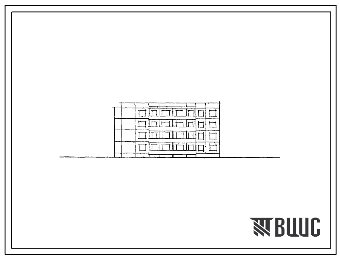76-015сп Крупнопанельная 4-этажная блок-секция на 20 квартир торцевая левая (однокомнатных-8, двухкомнатных-8, трехкомнатных-4). Для строительства в 4 строительно-климатической зоне, в районах с сейсмичностью 7 баллов, на грунтах 2 типа просадочности.