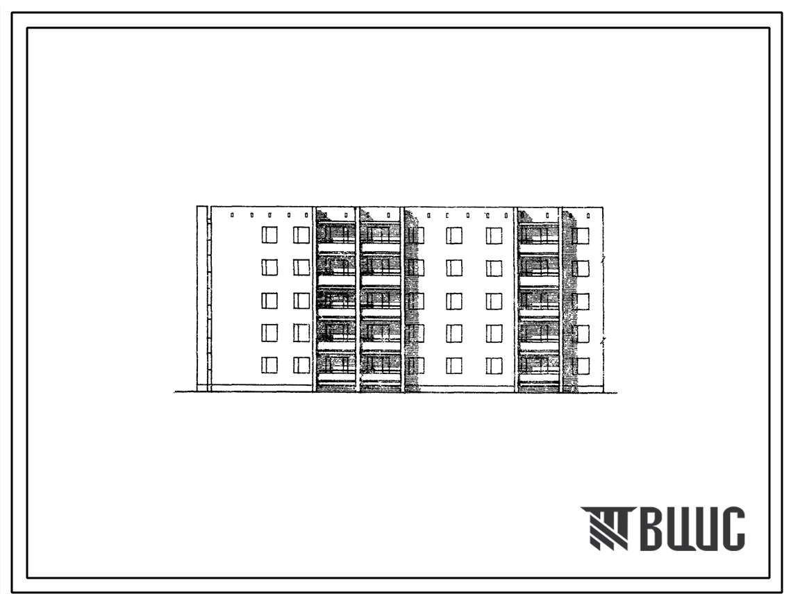 Типовой проект 86-021/1 Блок-секция пятиэтажная 34-квартирная (однокомнатных 1Б-9; двухкомнатных 2Б-10; трехкомнатных 3А-9, 3Б-6). Для строительства в IВ климатическом подрайоне, II и III климатических районах.