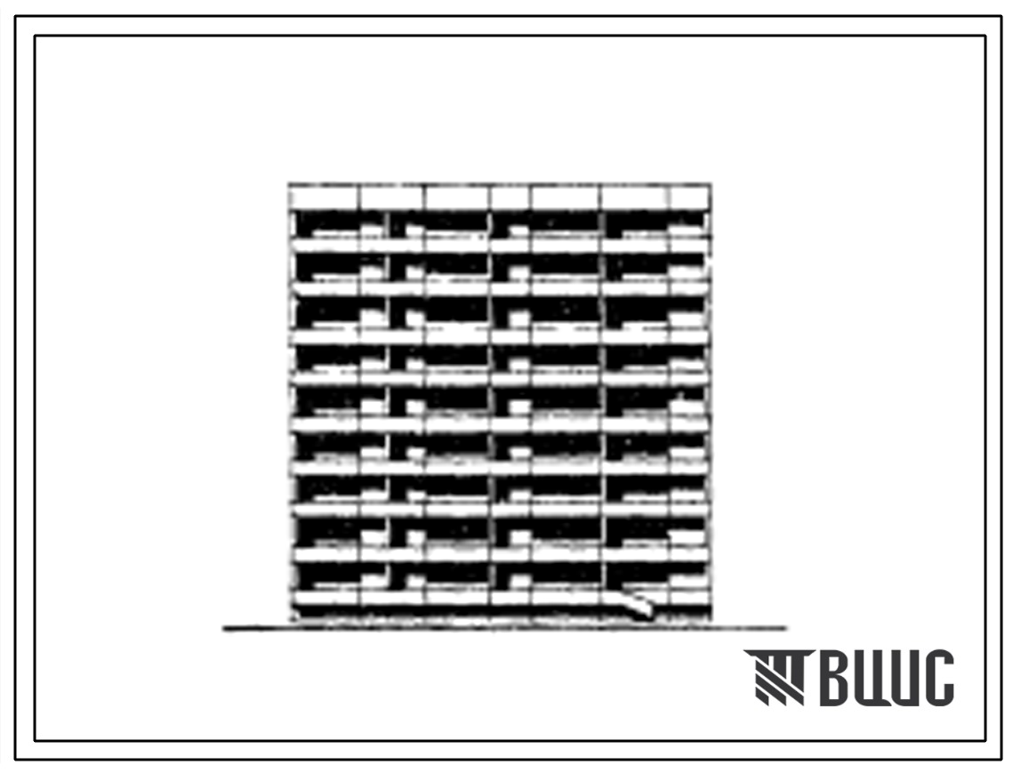 Типовой проект IТ-СП-03сп/I Блок-секция девятиэтажная 36-квартирная рядовая со сквозным проходом (однокомнатных 1А — 1, двухкомнатных 2Б — 8, трехкомнатных 3Б — 18, четырехкомнатных 4Б - 9 ).