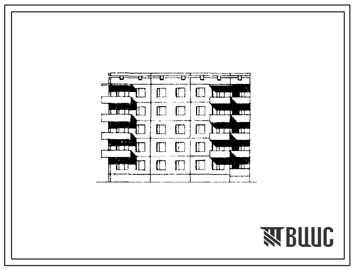 Типовой проект 75-023/1 Блок-секция 5-этажная 20-квартирная угловая левая 2Б-2Б-3Б-3А