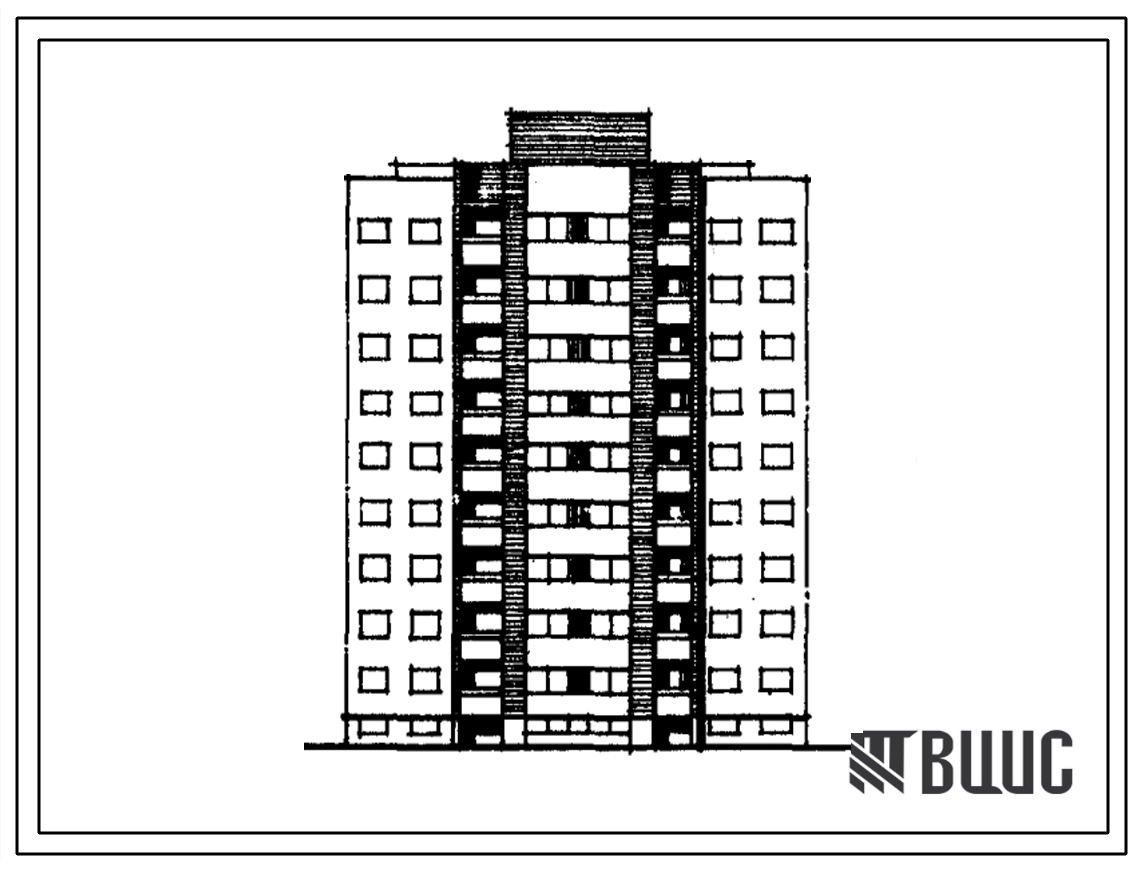 Типовой проект 156-02 Блок-секция девятиэтажная 36-квартирная рядовая с торцевыми окончаниями (двухкомнатных 2Б — 18, трехкомнатных 3Б — 18). Для строительства во IIБ, IIВ климатических подрайонах, II климатическом районе Эстонской ССР.