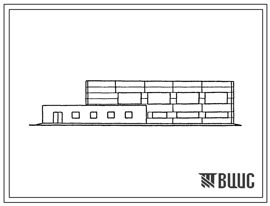 Типовой проект 501-3-29.87 Тепловозо-вагонное депо на 4 стойла. Для железных дорог колеи 750 мм.