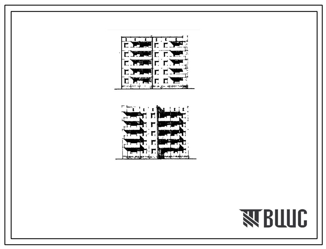 Типовой проект 97-06/1 Пятиэтажная 20-квартирная блок-секция угловая левая и правая (двухкомнатных 2Б-11; трехкомнатных 3Б-4; четырехкомнатных 4Б-5).