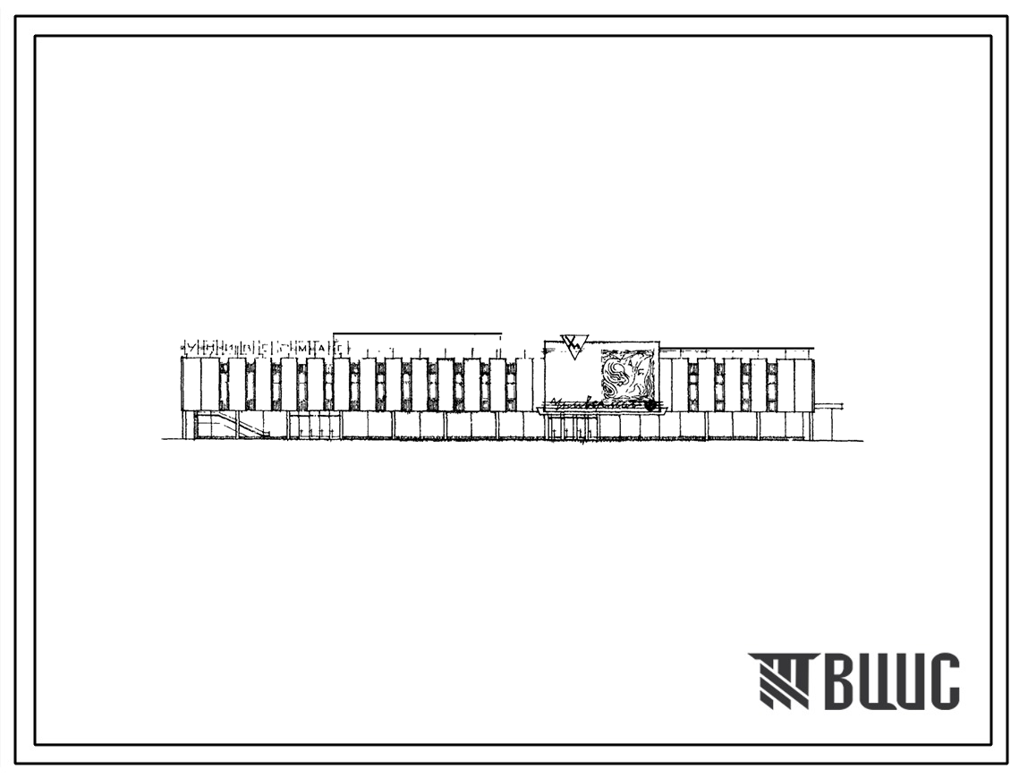 Типовой проект 272-11-10 Универмаг торговой площадью 3600 м2 в полносборных конструкциях