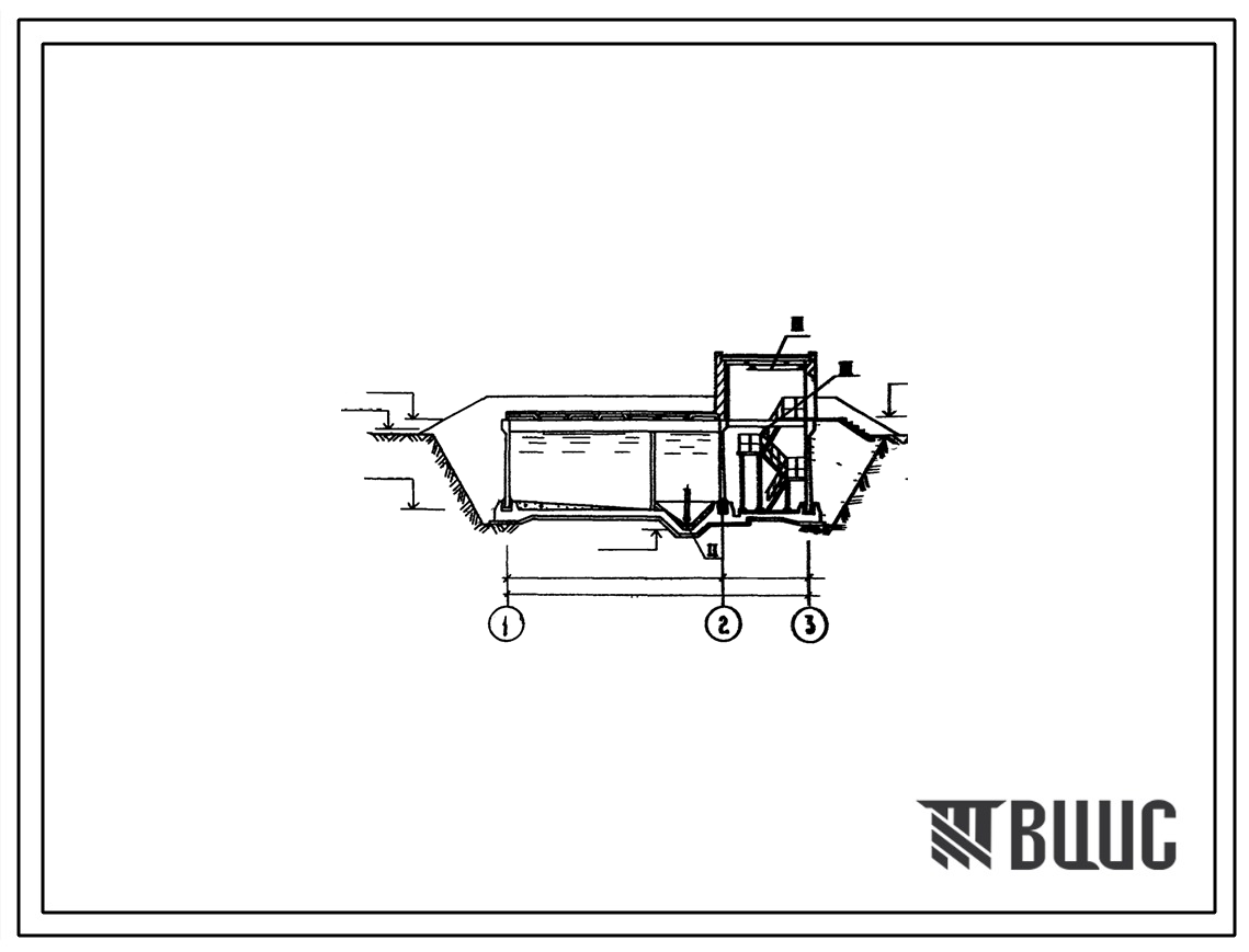 Типовой проект 901-3-147 Сооружения для повторного использования воды после промывки фильтров для станции очистки воды поверхностных источников с содержанием взвешенных веществ до 2500 мг/л производительностью 12,5–32 тыс. м3/сут
