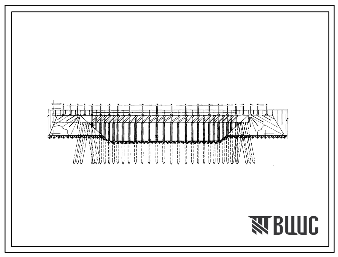 Типовой проект 413-30 Ледозащитные стенки с рыбозаградителями для водосбросов с напором до 4,5 м с расходом до 250 м3/сек.