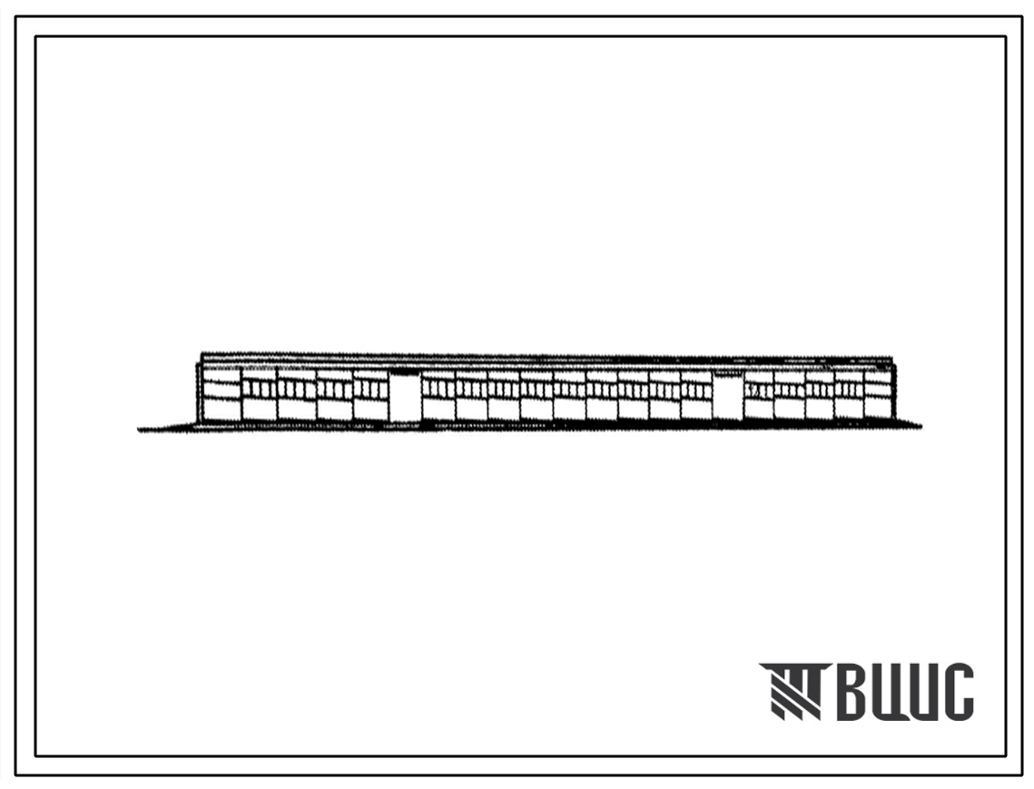 Типовой проект 801-4-38 Здание на 500 голов молодняка крупного рогатого скота беспривязного содержания в боксах с кормлением в здании. Содержание от 8-9 до 15-19 месяцев - в секциях. Раздача кормов – мобильная. Удаление навоза – бульдозером. Размеры здани