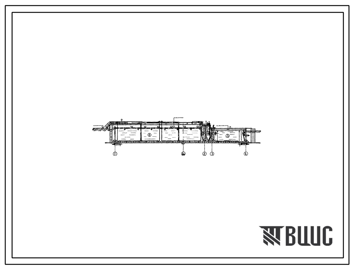 Типовой проект 902-2-420.86 Блок аэротенков и флотаторов производительностью 100 - 280 тыс. куб. м/сутки