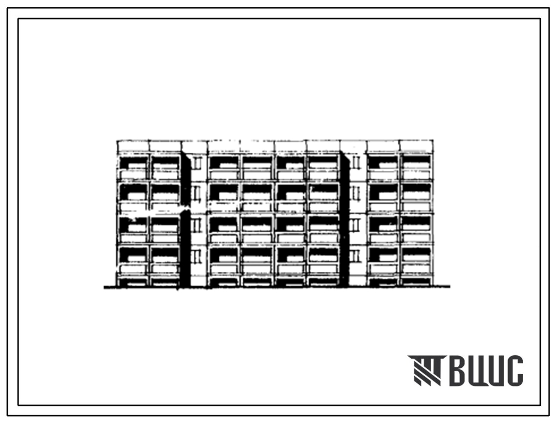 Типовой проект ТДСК-71А/77-05сп/1 Блок-секция четырехэтажная 16-квартирная с правым торцовым окончанием (трехкомнатных 3Б — 8, четырехкомнатных 4Б — 8).
